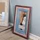 antique carved wood mirror